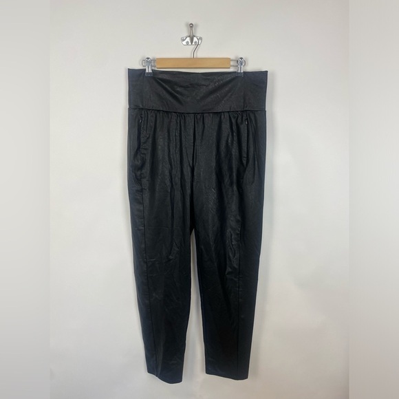Commando Faux Leather Tapered Pant SLG65 Black XL - Picture 8 of 13